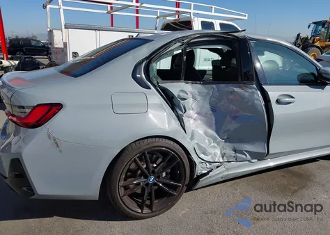 2023 BMW 3 Series 330E из США, поврежденный, VIN 3MW39FF01P8D12368